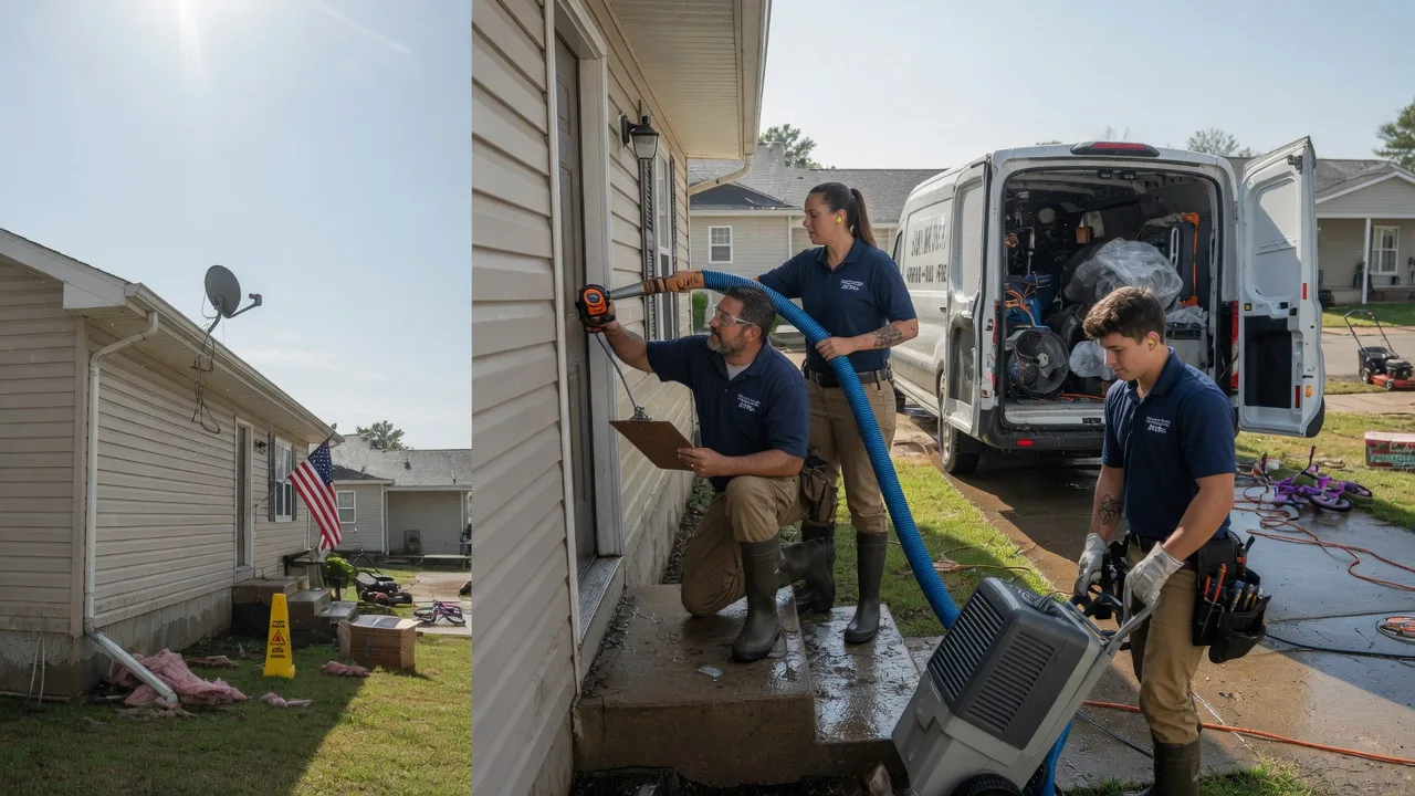 Ceiling Water Damage Restoration in Ballinger, TX near me